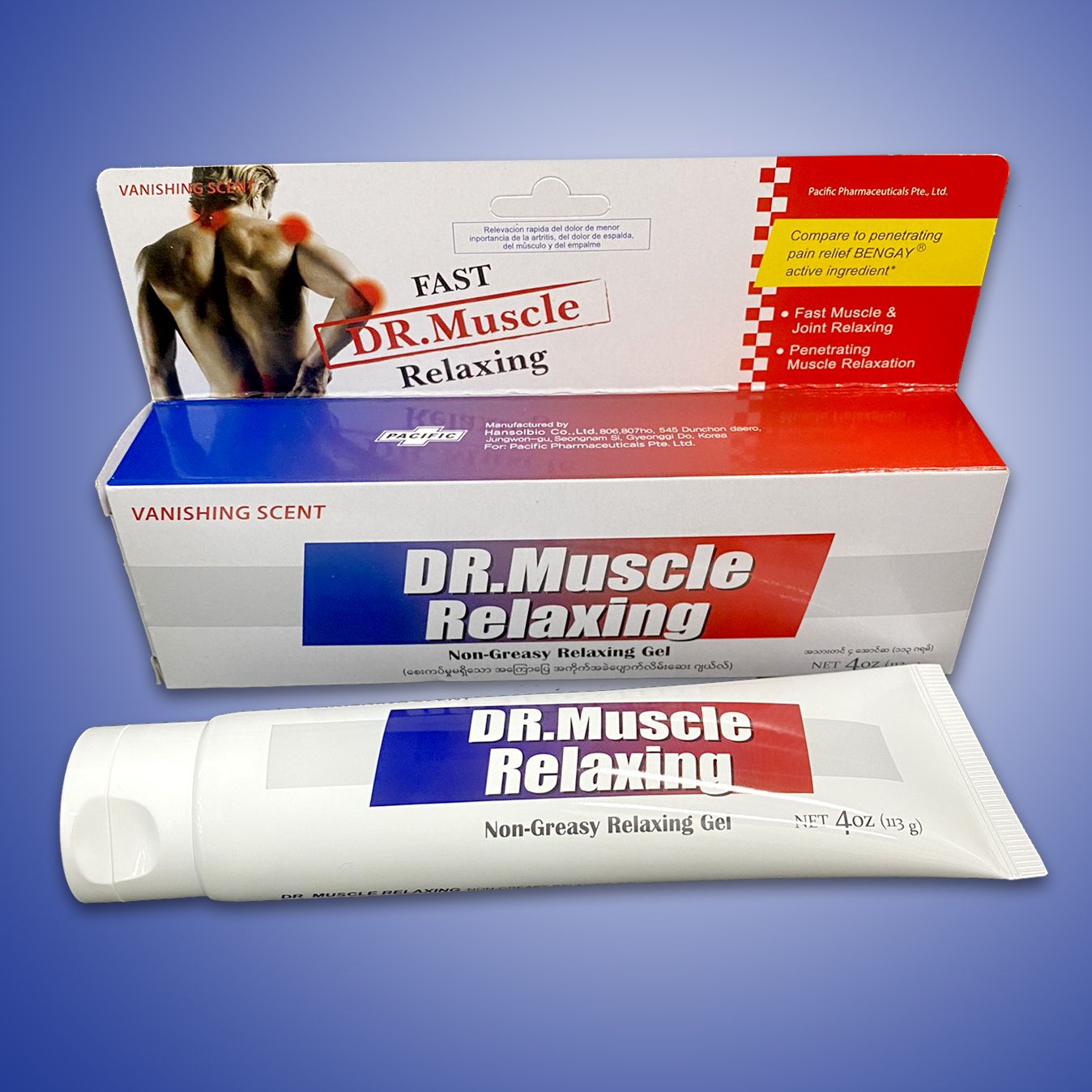 Pacific-AA Online Shop | DR. Muscle Relaxing Gel Detail